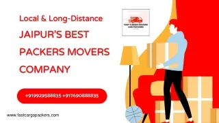 JAIPUR'S BEST PACKERS MOVERS COMPANY - Fast Cargo Movers And Packers