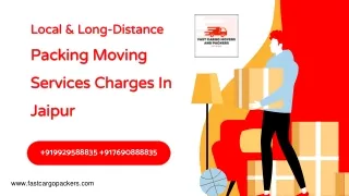 Packing Moving Services Charges In Jaipur - Fast Cargo Movers And Packers