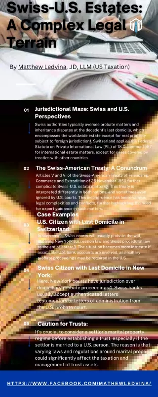 Swiss-U.S. Estates A Complex Legal Terrain
