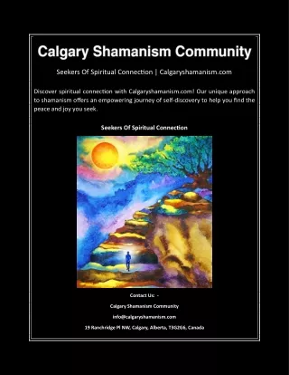 Seekers Of Spiritual Connection | Calgaryshamanism.com