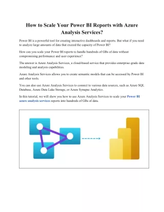 how to scale your power bi reports with azure