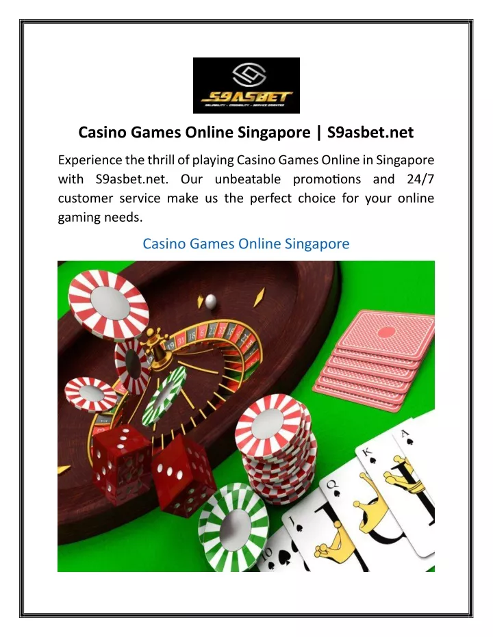 casino games online singapore s9asbet net