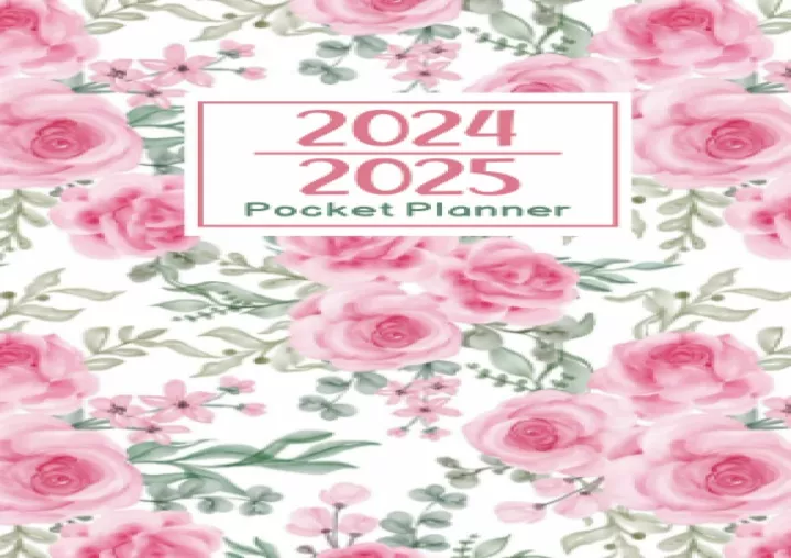 PPT pocketplanner202420252yearPocketCalendarJanuary2024to