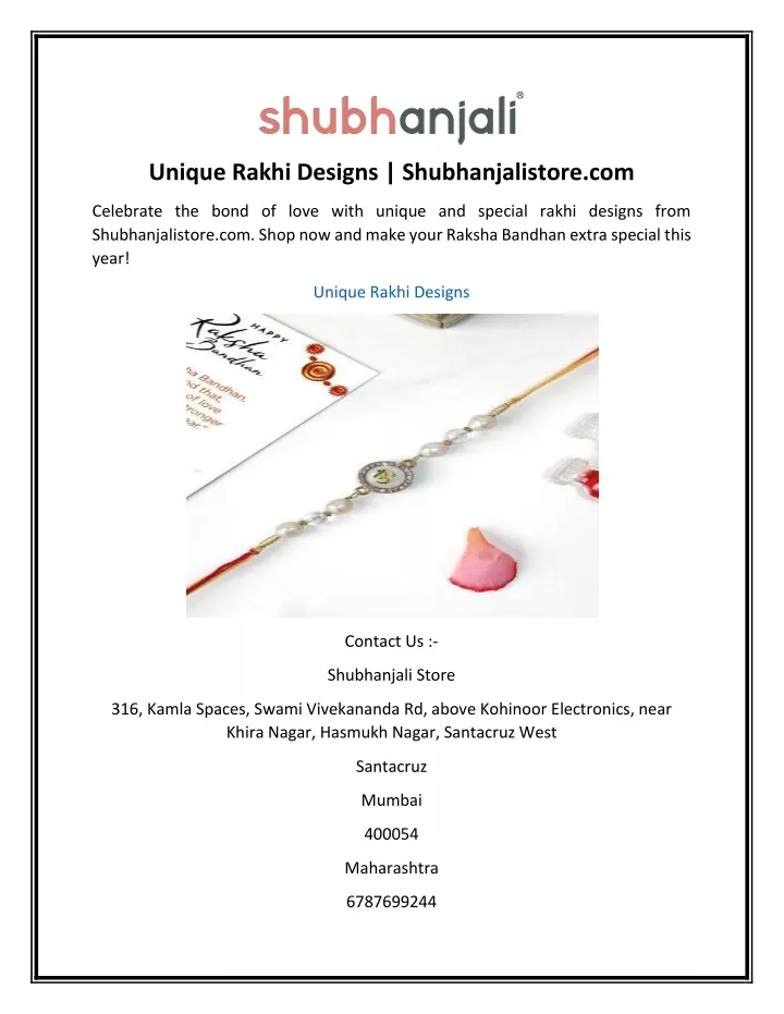 unique rakhi designs shubhanjalistore com