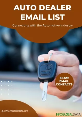 Auto Dealer Email List - InfoGlobalData