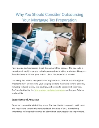 Best reverse mortgage company