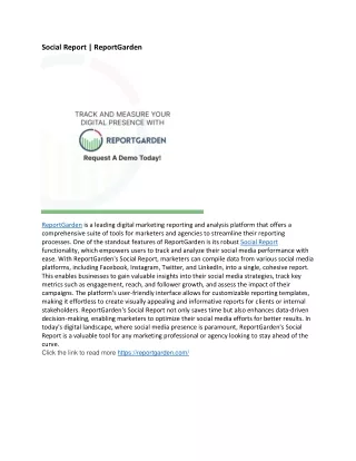 social report reportgarden