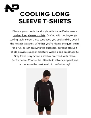 Cooling Long Sleeve T-Shirts