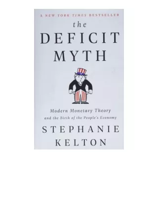 PDF read online The Deficit Myth Modern Monetary Theory And The Birth Of The Peo