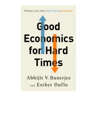 PDF read online Good Economics For Hard Times for android