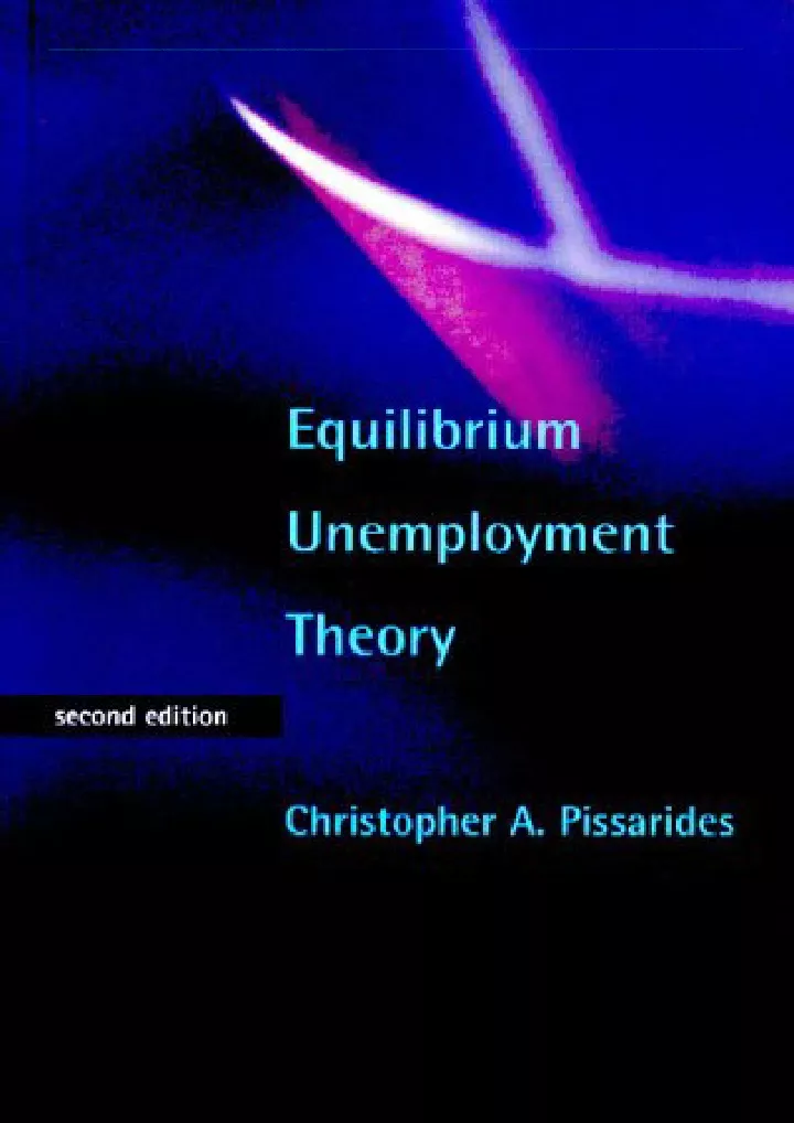 read download equilibrium unemployment theory