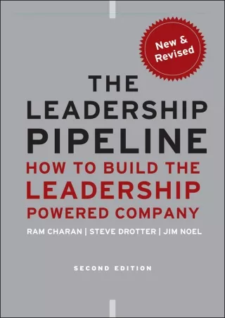 PDF/READ DOWNLOAD/PDF  The Leadership Pipeline: How to Build the Leadership Powe