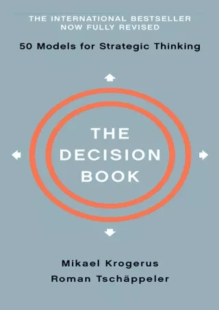 PDF/READ/DOWNLOAD Download Book [PDF]  The Decision Book: Fifty Models for Strat