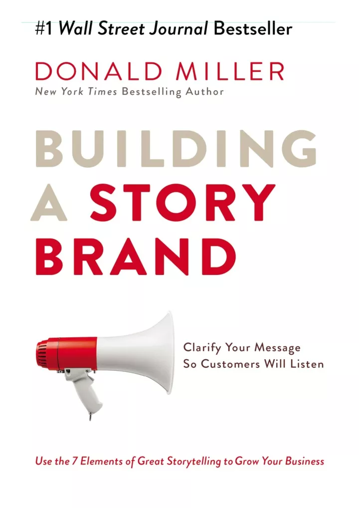 read ebook pdf building a storybrand clarify your