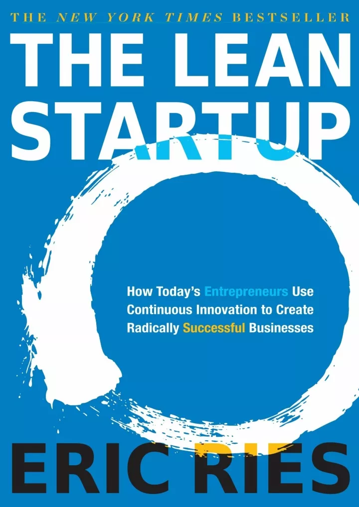 read pdf the lean startup how today