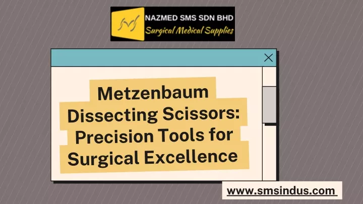 metzenbaum dissecting scissors precision tools