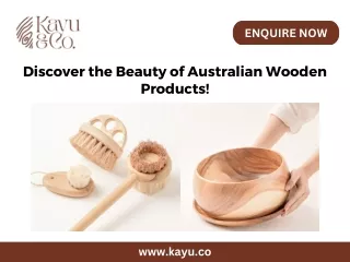 Discover the Beauty of Australian Wooden Products!