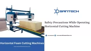 safety precautions while operating horizontal
