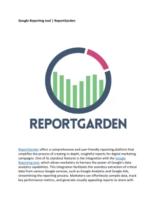 google reporting tool reportgarden