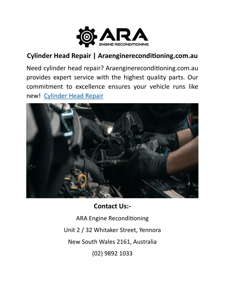 cylinder head repair araenginereconditioning