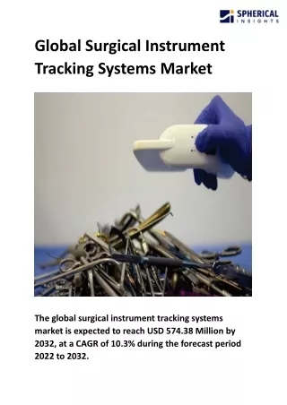 Global Surgical Instrument Tracking Systems Market