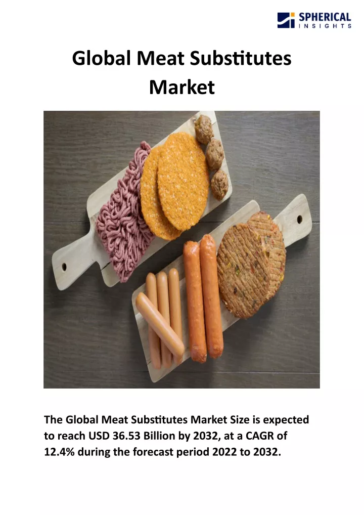 global meat substitutes market