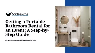 Getting a Portable Bathroom Rental for an Event: A Step-by-Step Guide