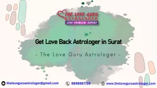 Get Love Back Astrologer in Surat, The Love Guru Astrologer