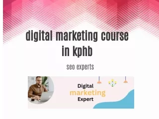 digital marketing course in kphb seo experts