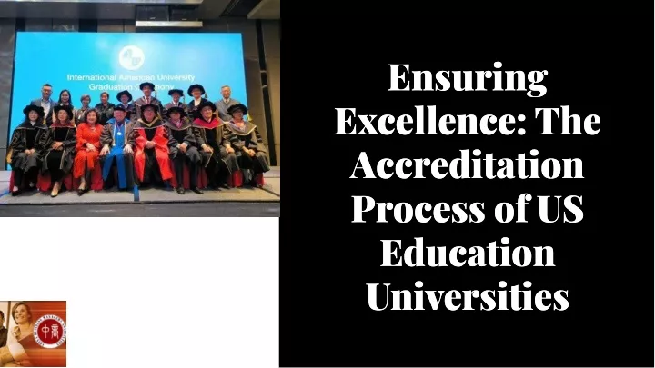 ensuring excellence the accreditation process