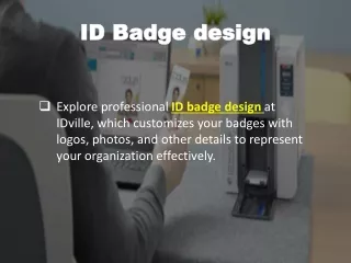 ID Badge design