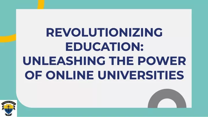 revolutionizing education unleashing the power