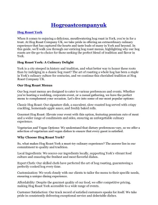 hogroastcompanyuk