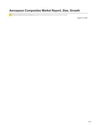 aerospace composites market report size growth