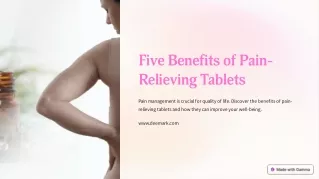 Five-Benefits-of-Pain-Relieving-Tablets
