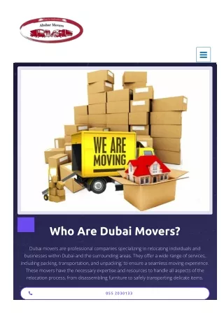 Dubai movers