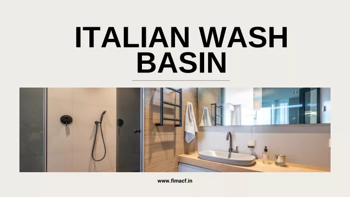 italian wash basin