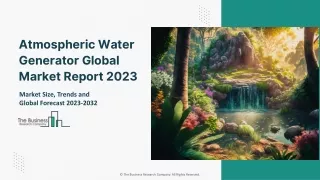 atmospheric water generator global market report