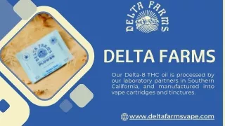 Delta-8 THC Products - Delta Farms