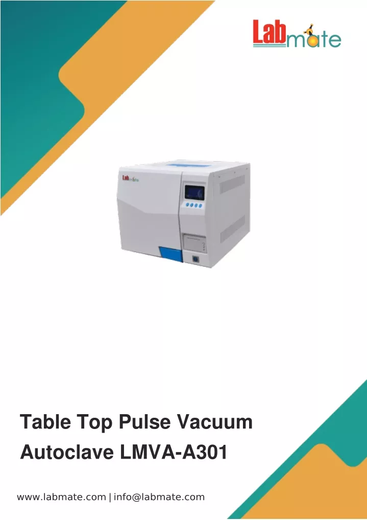 table top pulse vacuum autoclave lmva a301