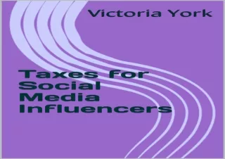 FREE READ [PDF] Taxes for Social Media Influencers