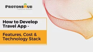 how to develop travel app