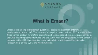 What is Emaar?
