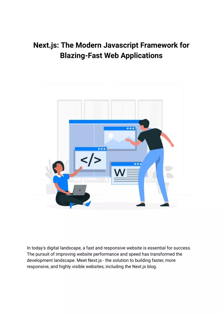 next js the modern javascript framework