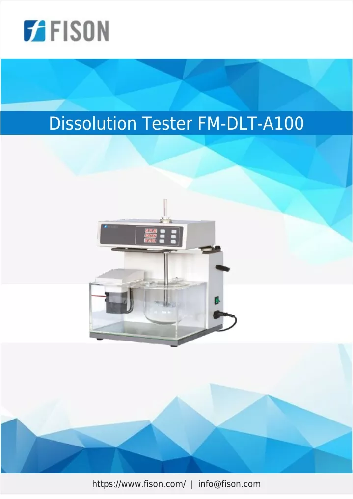 dissolution tester fm dlt a100