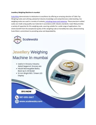 Jewellery Weighing Machine In mumbai (1)