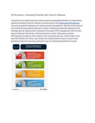 hr evolution unlocking potential with oman