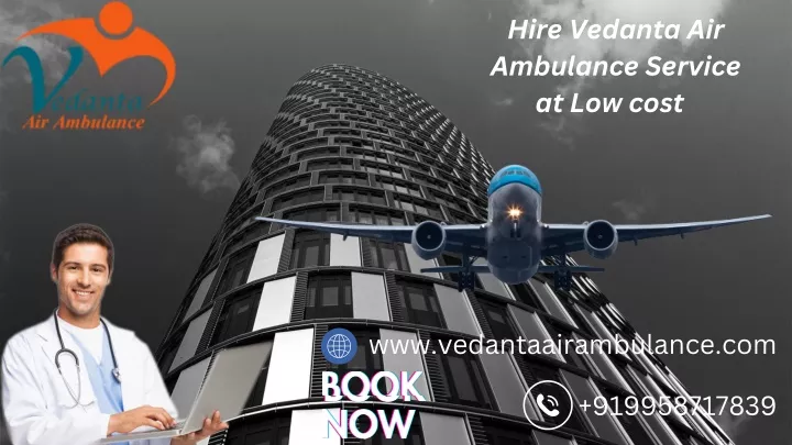hire vedanta air ambulance service at low cost