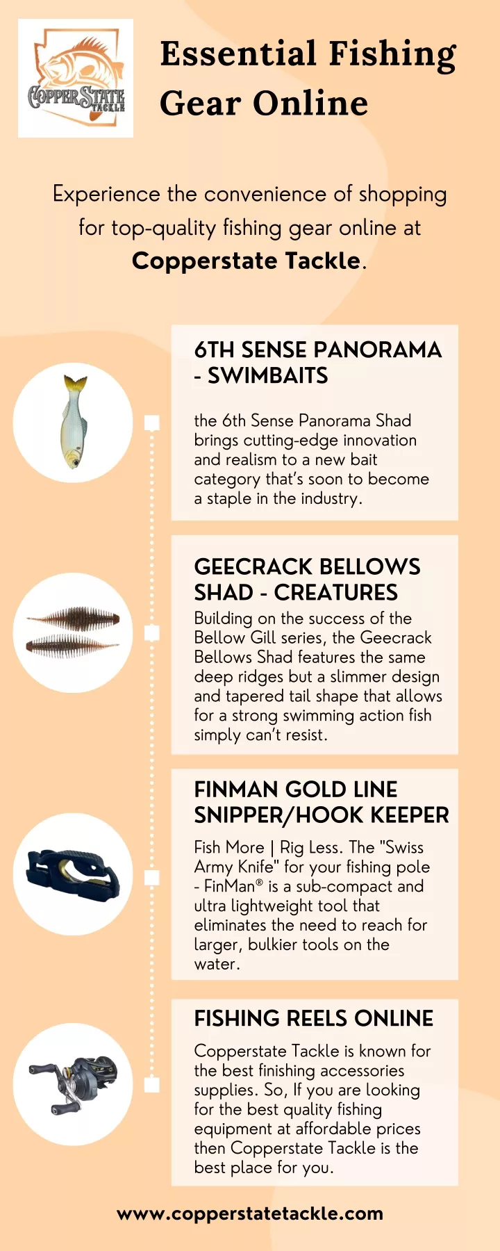 PPT - Essential Fishing Gear Online - Copperstate Tackle PowerPoint  Presentation - ID:12603652