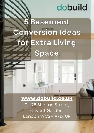 5 Greatest Basement Conversion Ideas for Extra Living Space